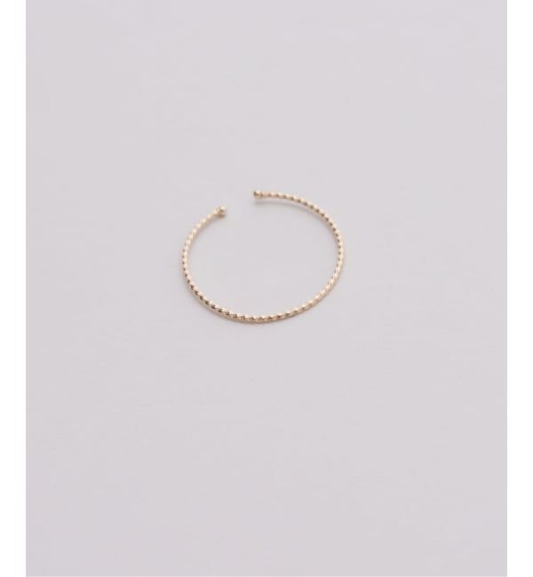 IENA「《追加予約》IENA 10K cuff ring twist」|リング|