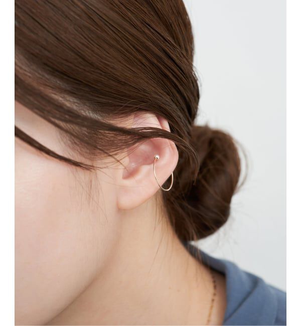 IENA「《追加予約》IENA 10K cuff ring pearl」|リング|