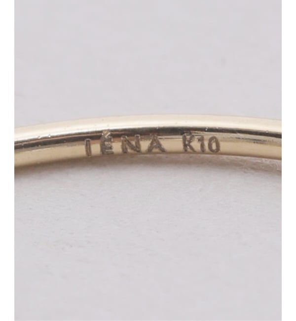 IENA「《追加予約》IENA 10K cuff ring pearl」|リング|