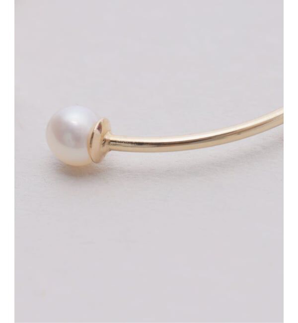 IENA「《追加予約》IENA 10K cuff ring pearl」|リング|