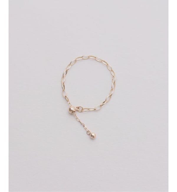 IENA「《追加予約》IENA 10K chain ring 指輪」|リング|