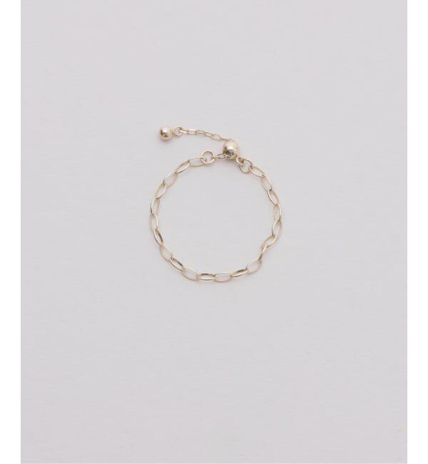 IENA「《追加予約》IENA 10K chain ring 指輪」|リング|