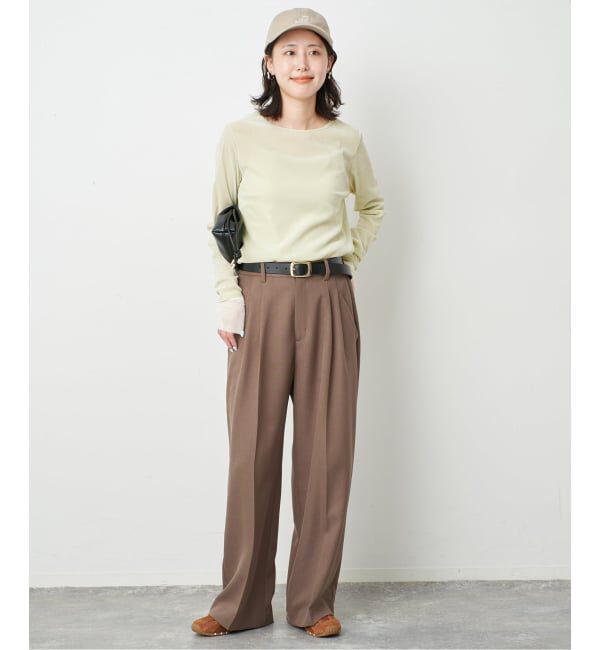 SLOBE IENA「《追加》PEツイルイージースラックス」|スラックス|