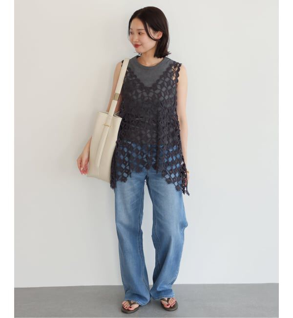 SLOBE IENA「《追加予約》SLOBE スクエアトートバッグ」|トートバッグ|