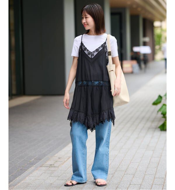 SLOBE IENA「《追加予約》SLOBE スクエアトートバッグ」|トートバッグ|