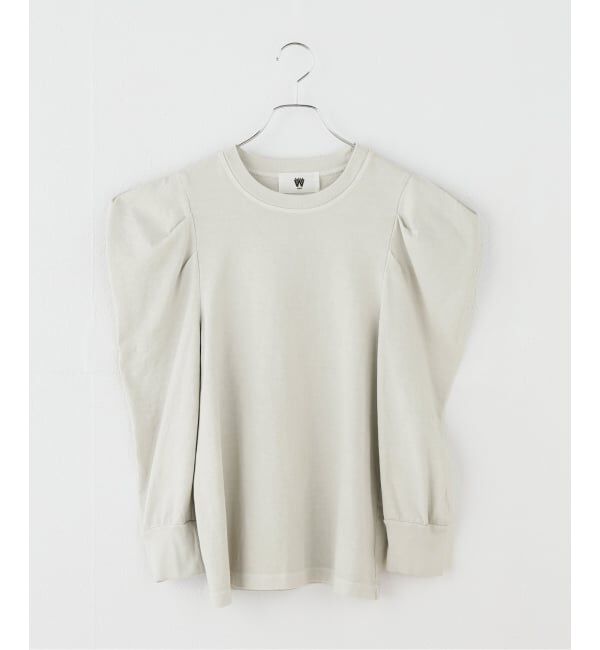 IENA「ywy/ワイワイ 別注 TUCK SLEEVE TOPS EX カットソー TUCK SLV VNTG」|Tシャツ・カットソー|
