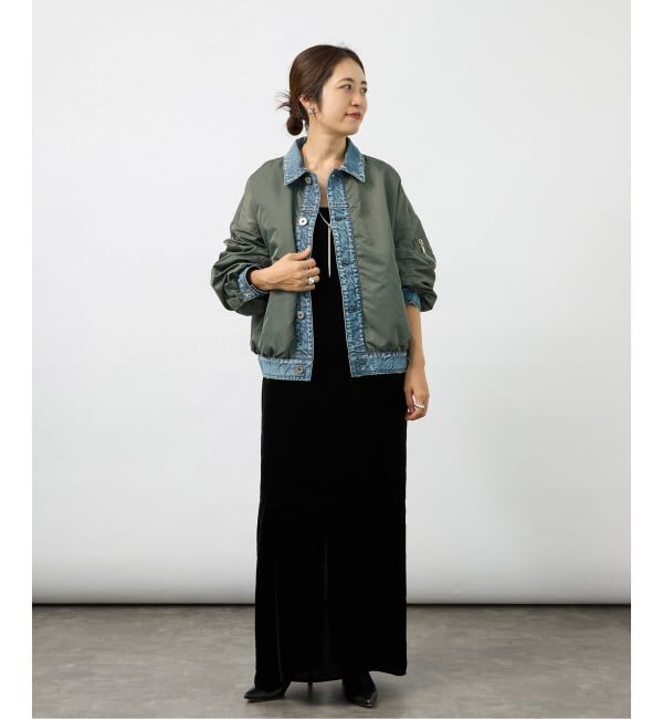 VERMEIL par iena「upper hights アッパーハイツ The Surplus Mix ジャケット」|ブルゾン・スタジャン|