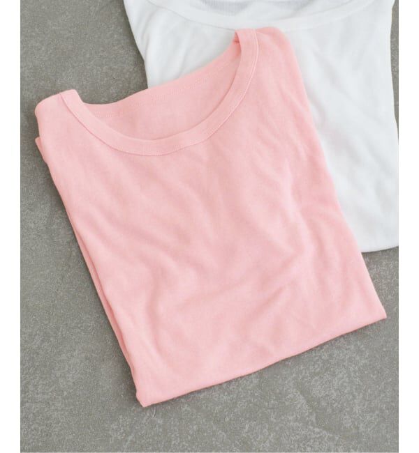 IENA「《追加》コットンシアープルオーバー」|Tシャツ・カットソー|ピンク