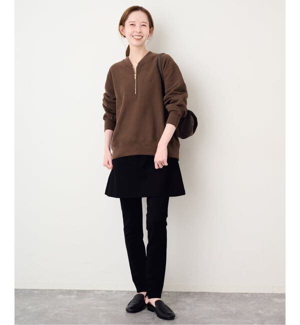 SLOBE IENA「《予約》Champion/チャンピオン SLOBE別注 ハーフジップスウェット」|スウェット・ジャージ|