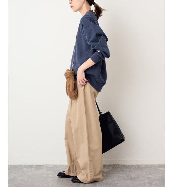 SLOBE IENA「《予約》Champion/チャンピオン SLOBE別注 ハーフジップスウェット」|スウェット・ジャージ|