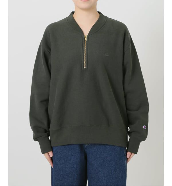 SLOBE IENA「《予約》Champion/チャンピオン SLOBE別注 ハーフジップスウェット」|スウェット・ジャージ|