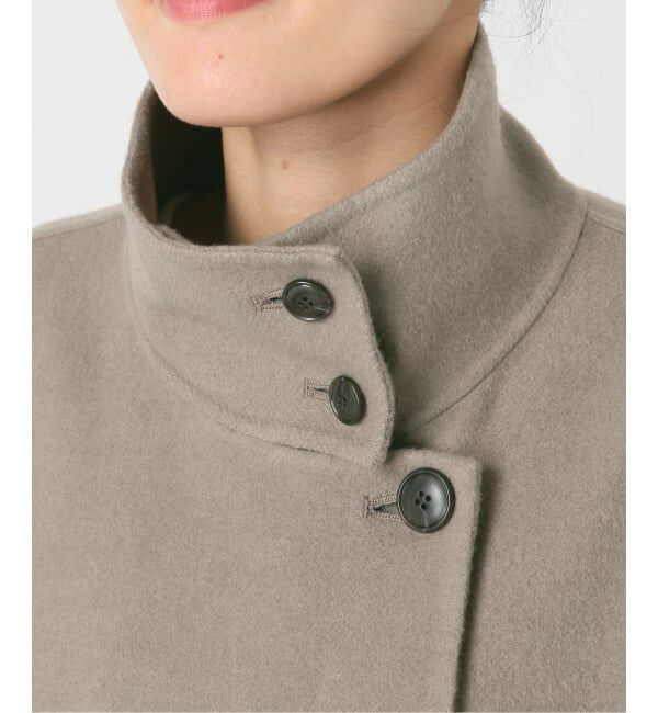 SLOBE IENA「《WEB限定/追加予約2》souple woolダブルフェイススタンドコート」|その他|