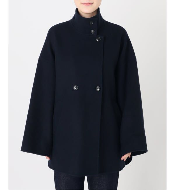 SLOBE IENA「《WEB限定/追加予約2》souple woolダブルフェイススタンドコート」|その他|