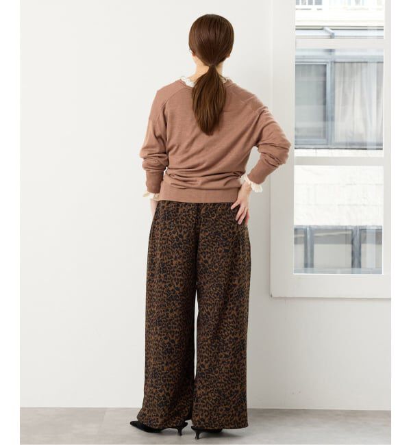 IENA「《予約》レオパードタックパンツ」|その他|