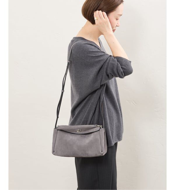 IENA「《WEB一部店舗限定/予約》FEEL AND TASTE MIRA SUEDE バッグ F222B65」|ショルダー・メッセンジャー|