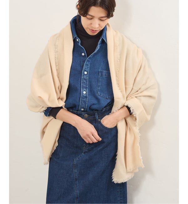 IENA「《予約》NIMNIMDUAI/ニムニムデュアイ THICK PASHMINA WOOL STOLE ストール」|ストール|