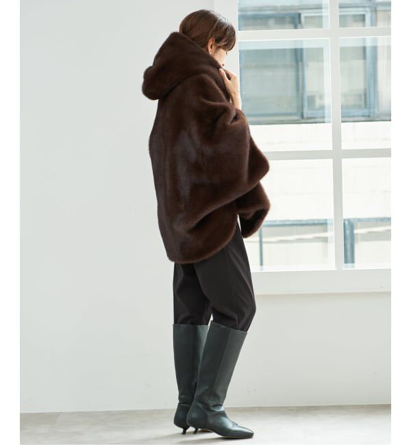 IENA「《追加予約》LOU ANDREA/ルーアンドレア ECO FUR BZ ブルゾン 918MK」|その他|