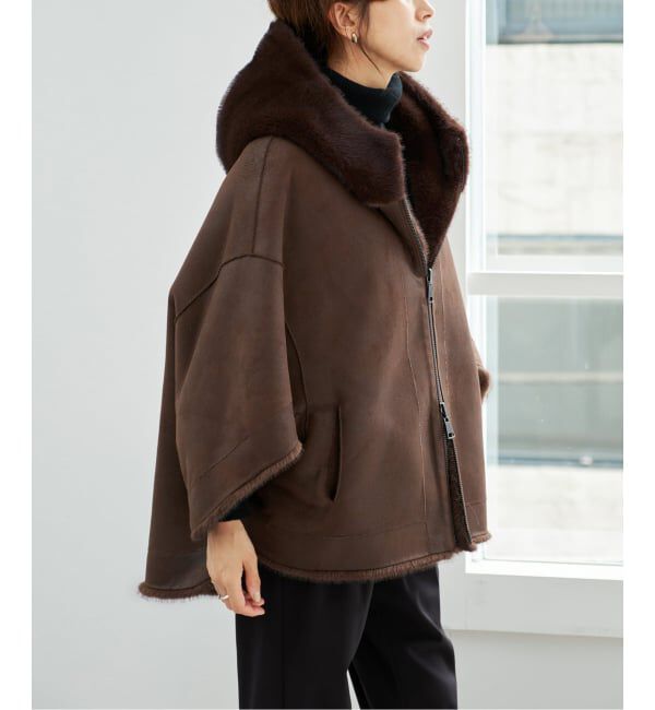 IENA「《追加予約》LOU ANDREA/ルーアンドレア ECO FUR BZ ブルゾン 918MK」|その他|