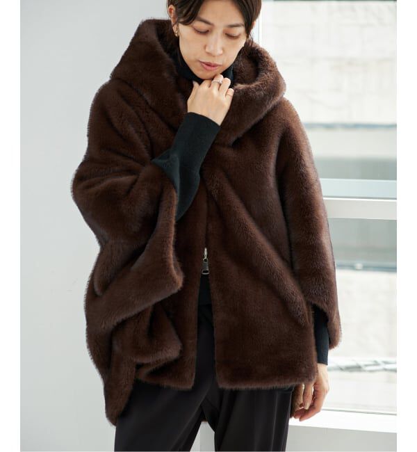 IENA「《追加予約》LOU ANDREA/ルーアンドレア ECO FUR BZ ブルゾン 918MK」|その他|