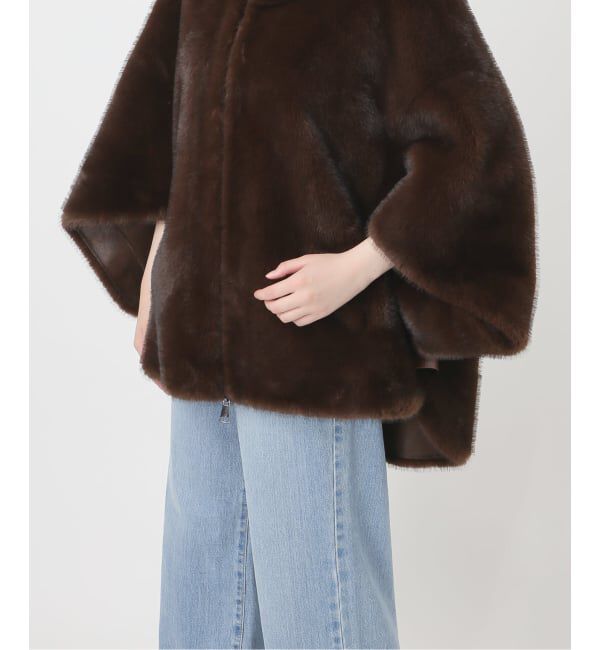 IENA「《追加予約》LOU ANDREA/ルーアンドレア ECO FUR BZ ブルゾン 918MK」|その他|