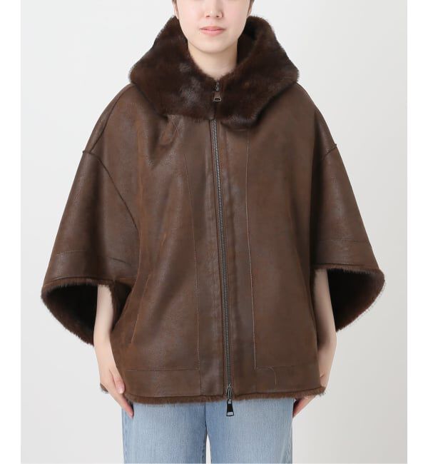 IENA「《追加予約》LOU ANDREA/ルーアンドレア ECO FUR BZ ブルゾン 918MK」|その他|