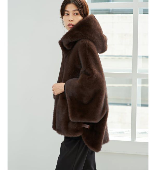 IENA「《追加予約》LOU ANDREA/ルーアンドレア ECO FUR BZ ブルゾン 918MK」|その他|
