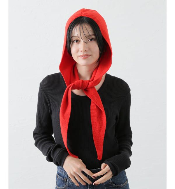 IENA LA BOUCLE「babaco ババコ cashmere hood scarf」|バンダナ・スカーフ|