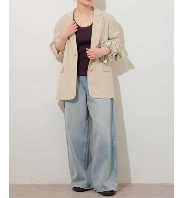 JOURNAL STANDARD relume「《追加3》Vis/Polyクルーネックリブタンクトップ」|タンクトップ|