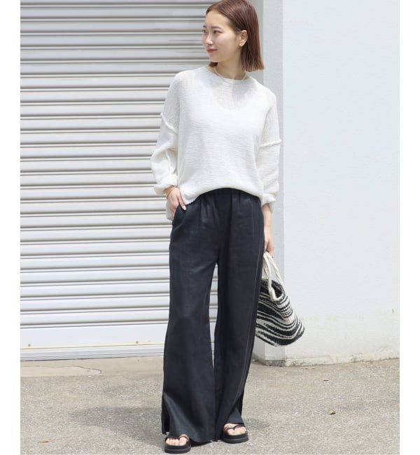 JOURNAL STANDARD relume「《一部WEB限定追加5》麻スリットイージーパンツ」|その他|