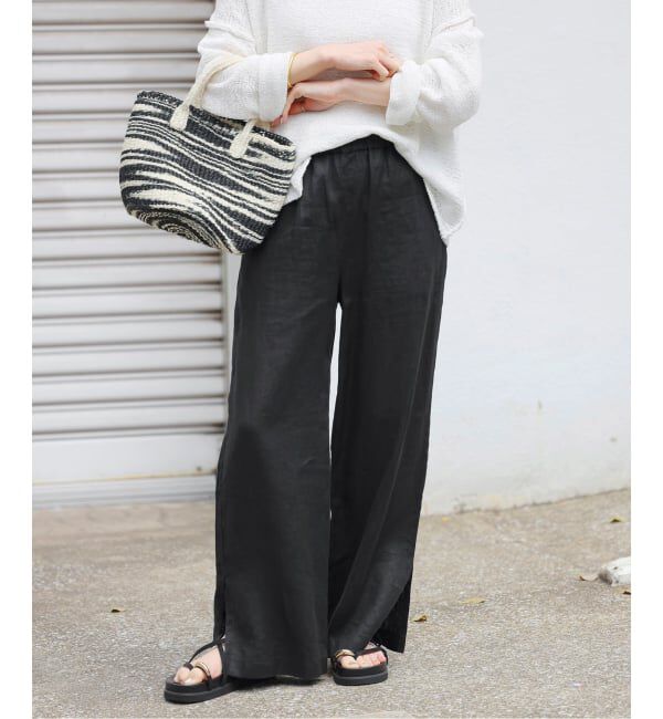 JOURNAL STANDARD relume「《一部WEB限定追加5》麻スリットイージーパンツ」|その他|