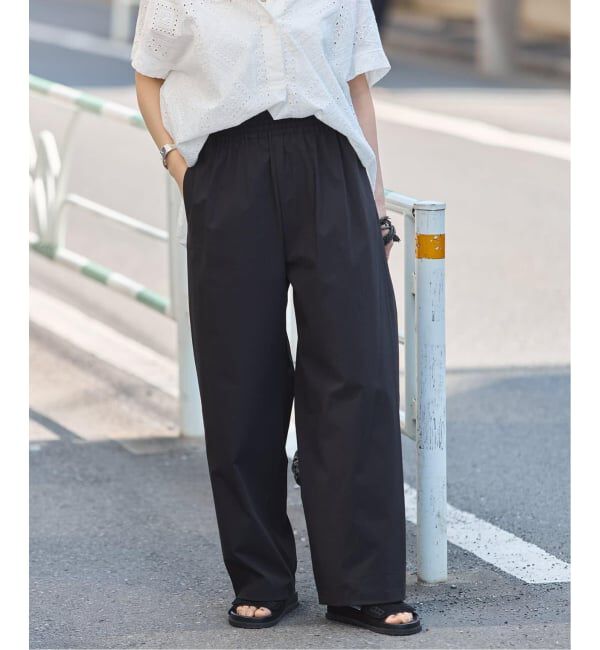 JOURNAL STANDARD「《追加4》【撥水/接触冷感/洗える/UVカット】リネンナイロンストレッチワイドパンツ」|その他|
