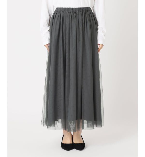 JOURNAL STANDARD relume「《WEB限定追加》ウォッシャブルチュールイージースカート」|スカート|