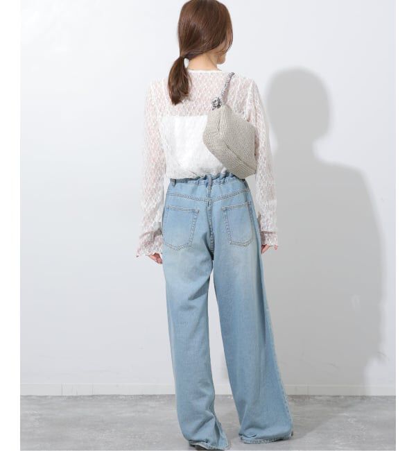 JOURNAL STANDARD relume「《追加3》フラワーシアーレースロングスリーブ」|Tシャツ・カットソー|