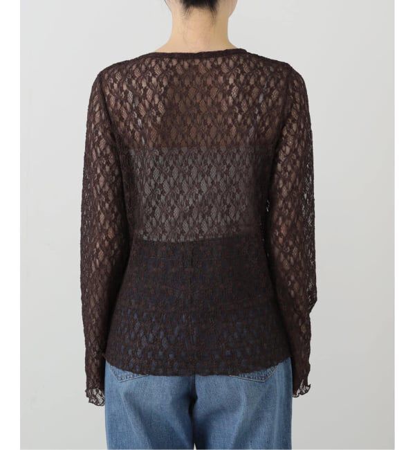 JOURNAL STANDARD relume「《追加3》フラワーシアーレースロングスリーブ」|Tシャツ・カットソー|