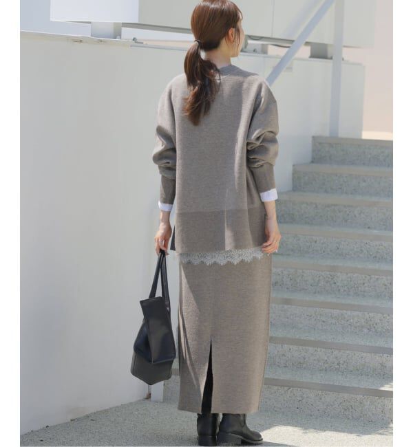 JOURNAL STANDARD relume「《予約》ウォッシャブルウールミックススリットスカート」|スカート|