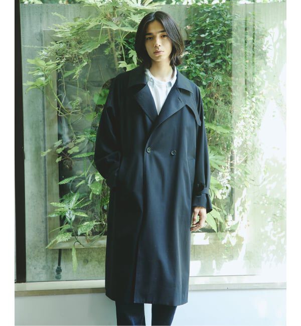JOURNAL STANDARD「《予約》コットン ギャバジン フロー コート」|ステンカラーコート|