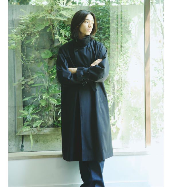JOURNAL STANDARD「《予約》コットン ギャバジン フロー コート」|ステンカラーコート|