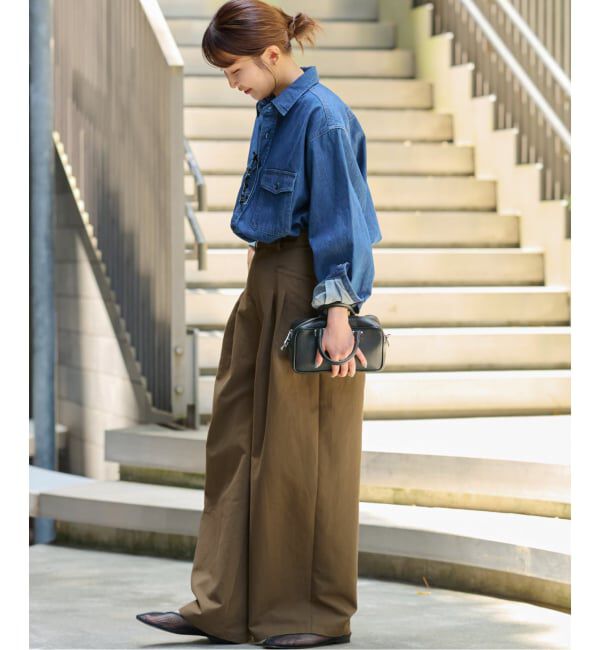 JOURNAL STANDARD relume「《追加予約5》2タックワイドパンツ」|チノ|
