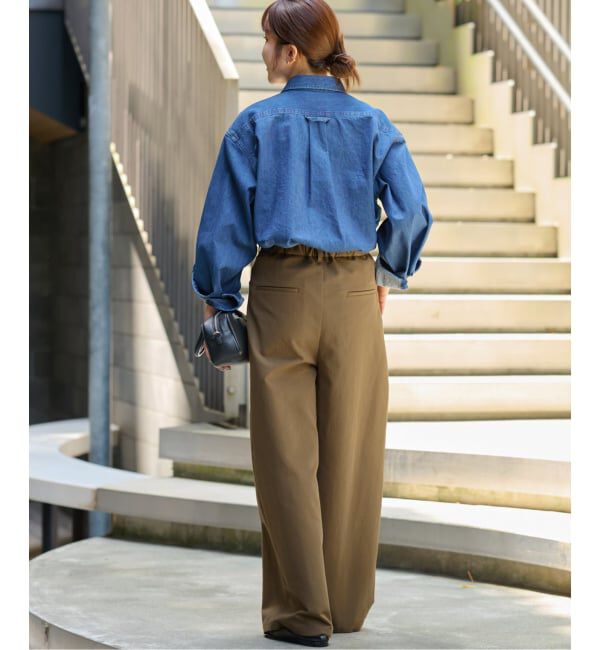 JOURNAL STANDARD relume「《追加予約5》2タックワイドパンツ」|チノ|