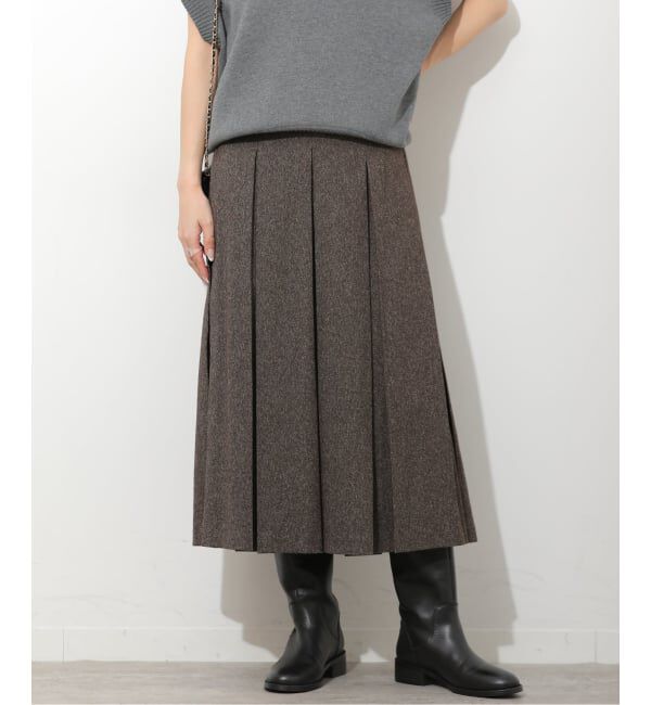 JOURNAL STANDARD relume「《予約》ツイーディープリーツミディスカート」|スカート|