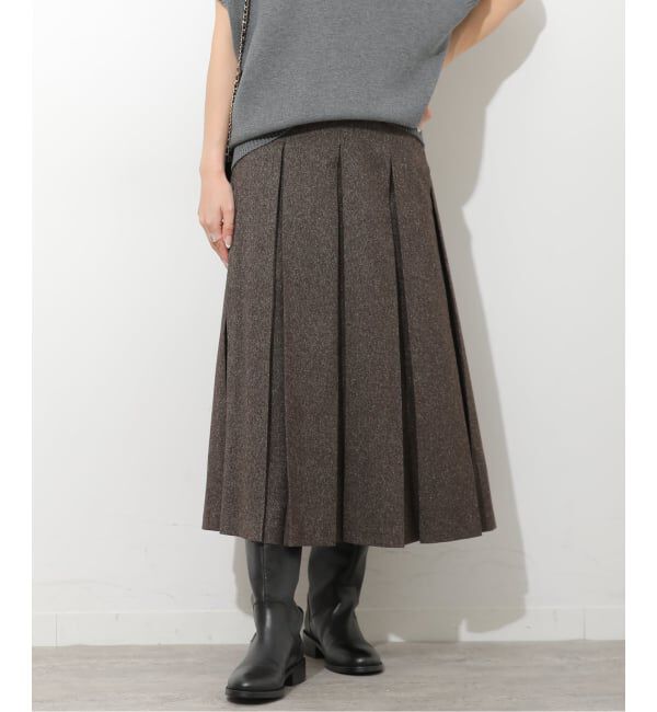 JOURNAL STANDARD relume「《予約》ツイーディープリーツミディスカート」|スカート|