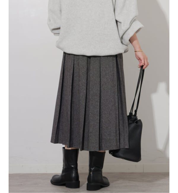 JOURNAL STANDARD relume「《予約》ツイーディープリーツミディスカート」|スカート|