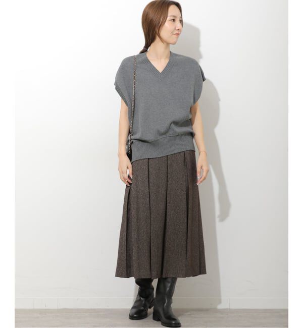 JOURNAL STANDARD relume「《予約》ツイーディープリーツミディスカート」|スカート|