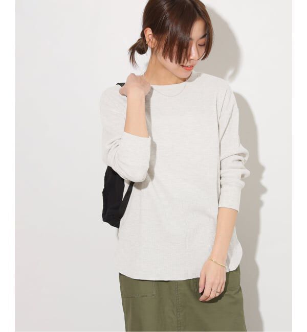 JOURNAL STANDARD relume「《一部WEB限定追加予約》TCワッフルロングスリーブTシャツ」|Tシャツ・カットソー|