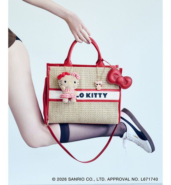 VIS「【HELLO KITTY&times;VIS】日焼けデザイン ハローキティぬいぐるみチャーム」|チャーム・キーホルダー|
