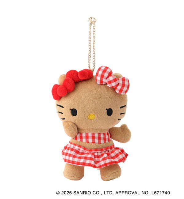 VIS「【HELLO KITTY&times;VIS】日焼けデザイン ハローキティぬいぐるみチャーム」|チャーム・キーホルダー|