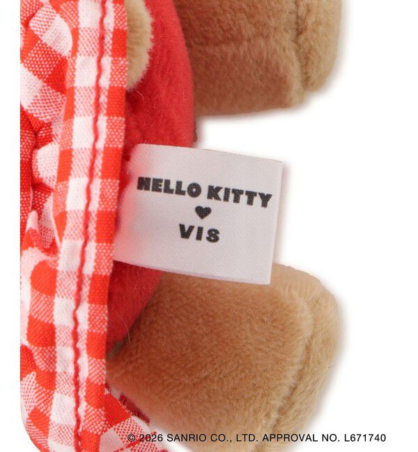 VIS「【HELLO KITTY&times;VIS】日焼けデザイン ハローキティぬいぐるみチャーム」|チャーム・キーホルダー|