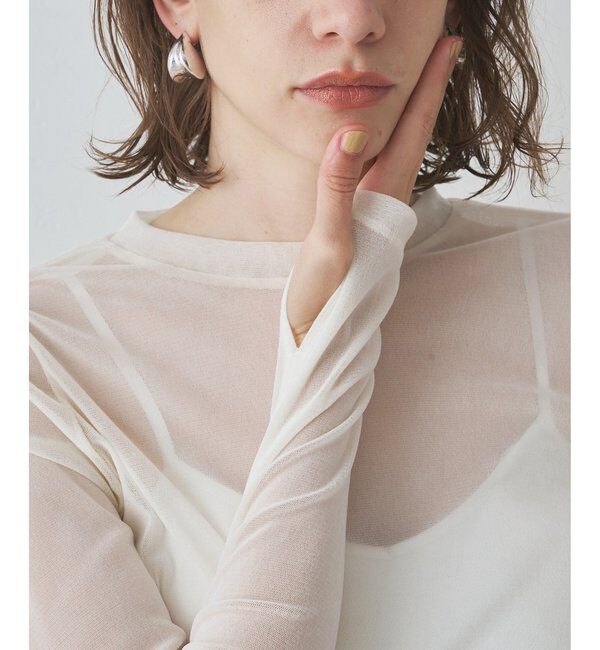 Drawing Numbers「【Drawing Numbers】フロッキーチュールカットソー」|Tシャツ・カットソー|