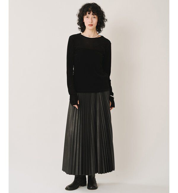 Drawing Numbers「【Drawing Numbers】フロッキーチュールカットソー」|Tシャツ・カットソー|