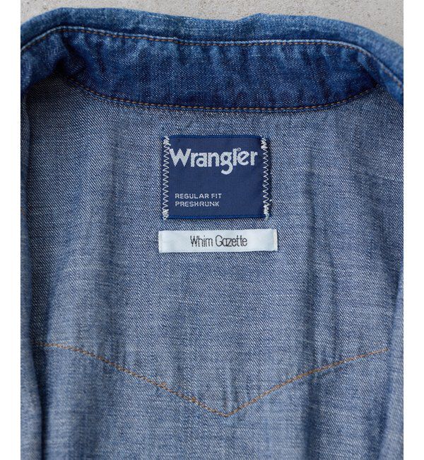  「《別注アイテム》【Wrangler】刺繍デニムシャツ」|シャツ・ブラウス|